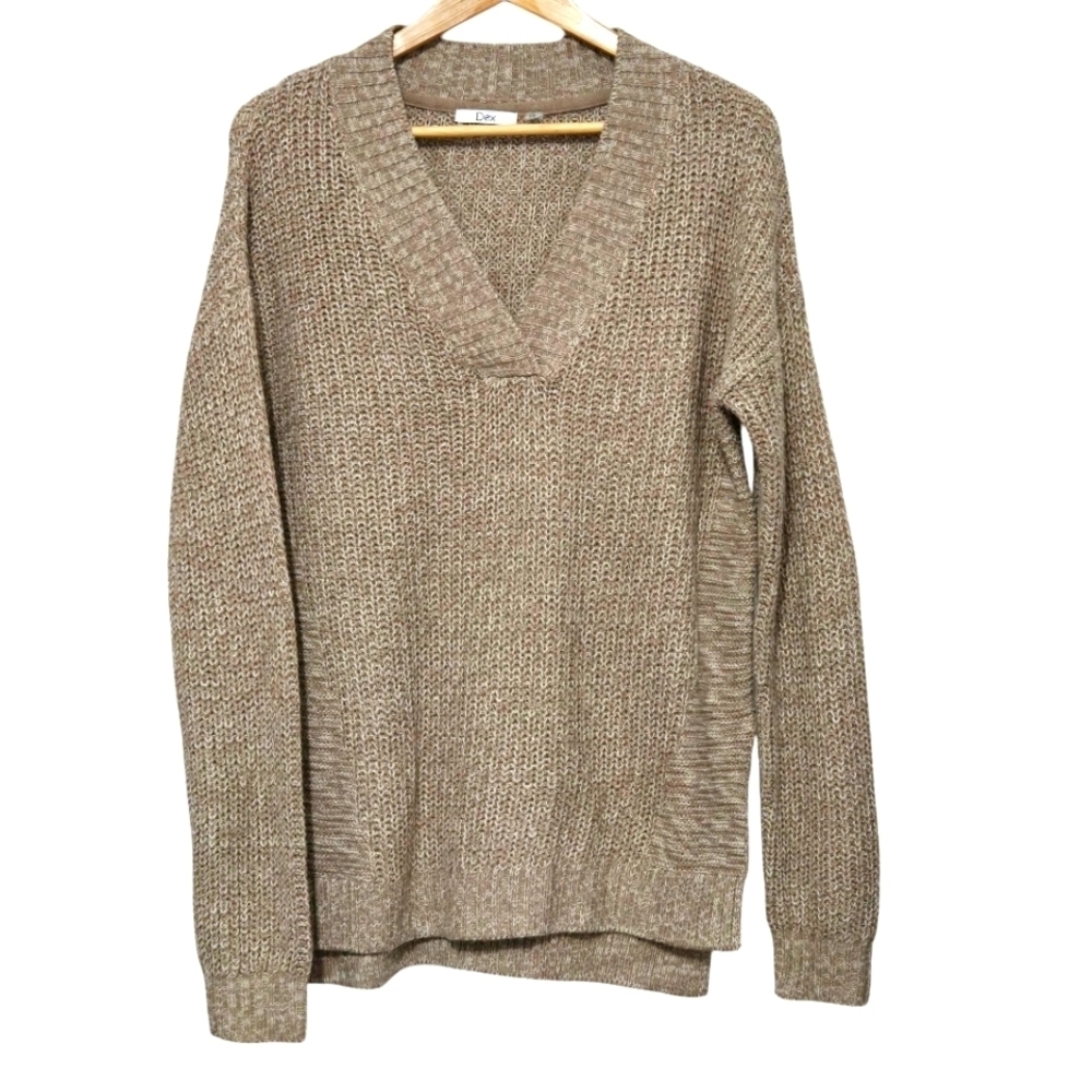 Dex Knitted Women's Beige Sweater Small